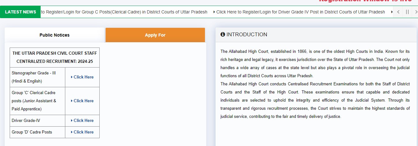 इलाहाबाद उच्च न्यायालय भर्ती 2024: ग्रुप सी और डी के 3306 पदों के लिए आवेदन आमंत्रित_5.1